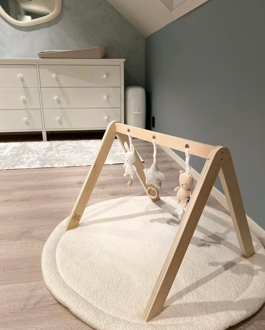 Boucle padded play mat